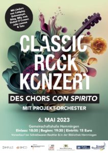 Classic-Rock-Konzert des Frauen-Projektchors Hemmingen @ Gemeinschaftshalle