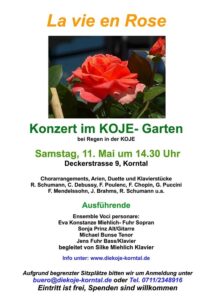 La Vie en Rose - Konzert im KOJE-Garten @ KOJE-Garten