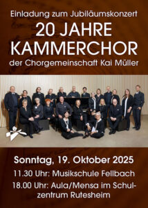 20 Jahre Kammerchor CGKM @ Mensa/Aula Schulzentrum