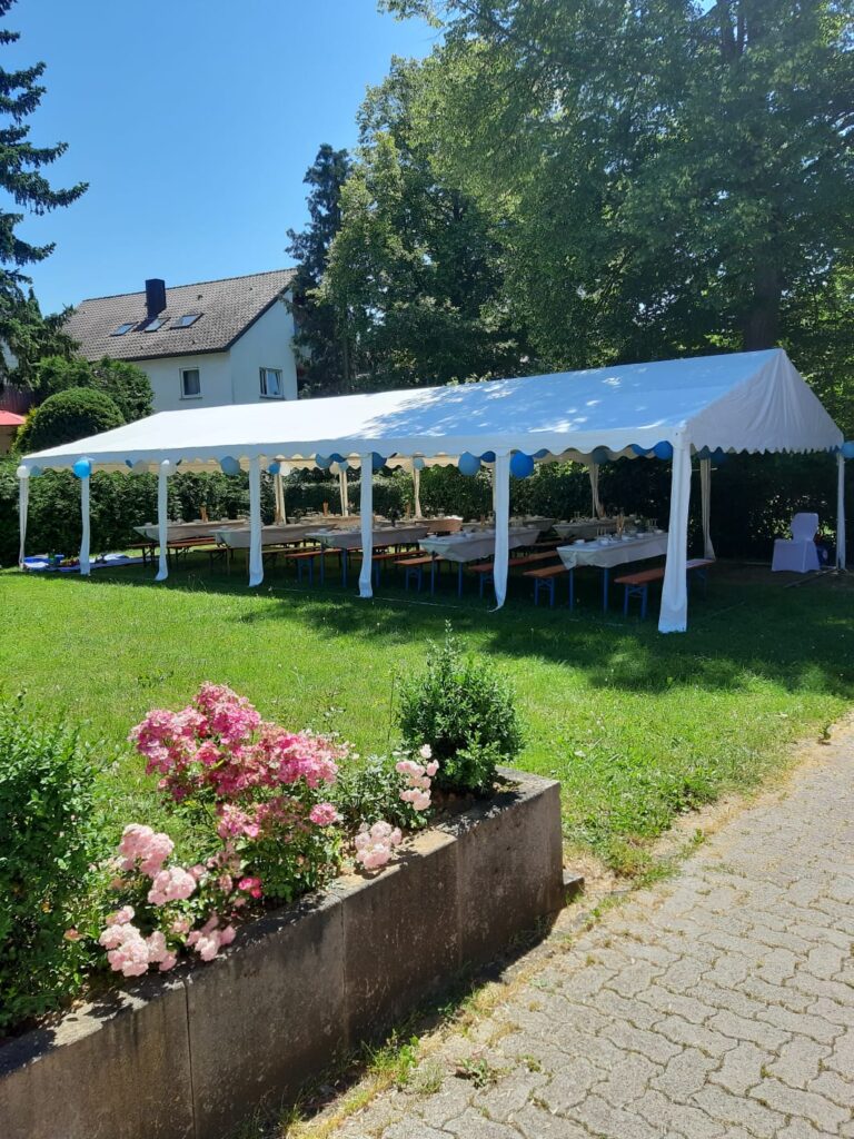 Hocketse am Vereinsheim Renningen